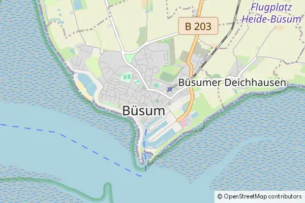 Karte Büsum