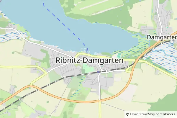 Karte Ribnitz-Damgarten