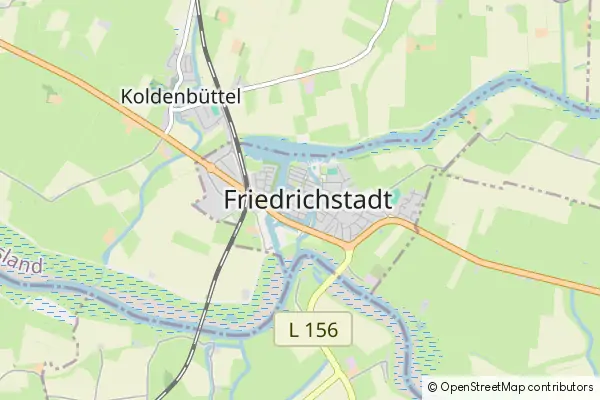 Karte Friedrichstadt