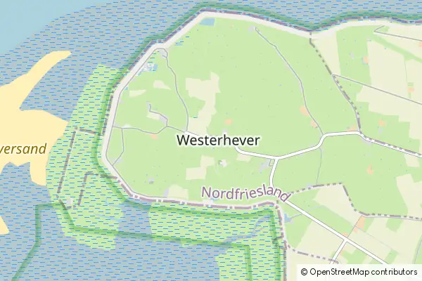 Karte Westerhever