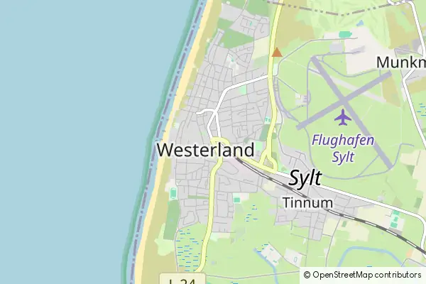 Karte List auf Sylt