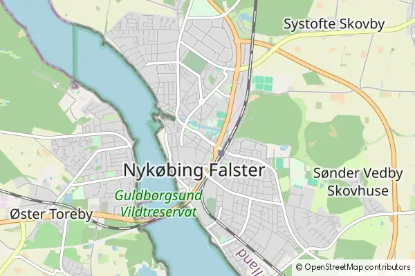 Karte Nykobing Falster