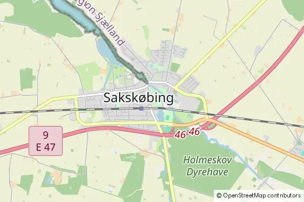 Karte Sakskoebing