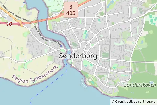 Karte Soenderborg