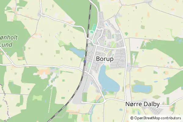 Karte Borup