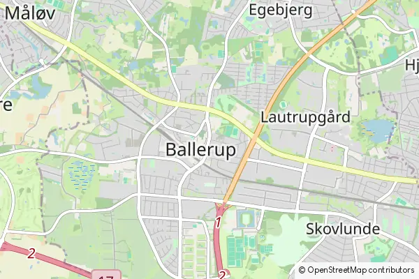 Karte Ballerup Kommune