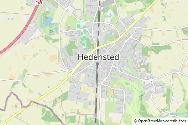 Karte Hedensted