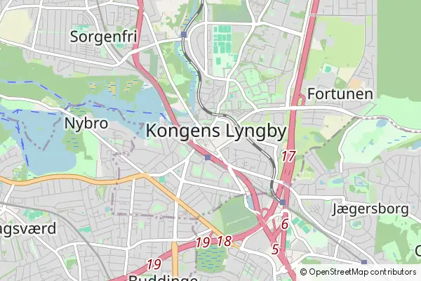 Karte Kongens Lyngby