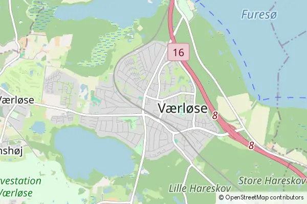 Karte Vaerloese