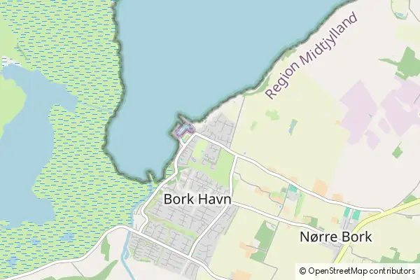 Karte Bork Havn