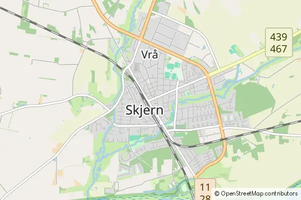 Karte Skjern