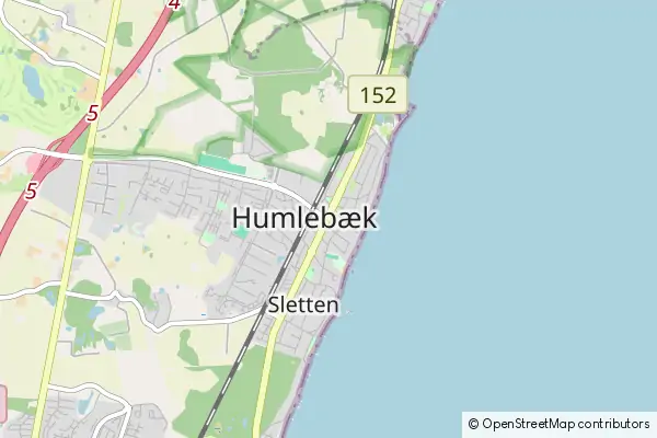 Karte Humlebaek