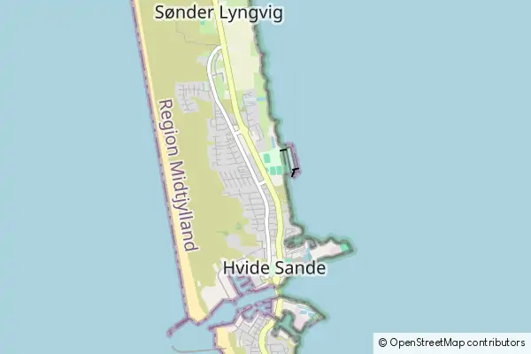 Karte Hvide Sande