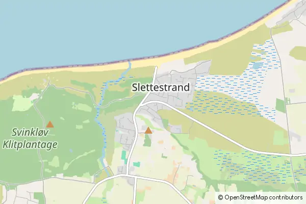 Karte Slettestrand