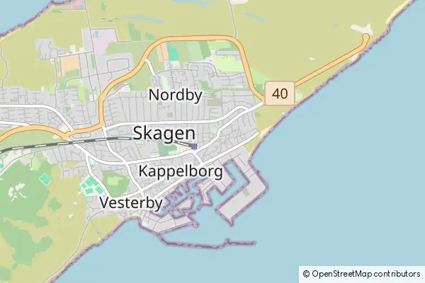 Karte Skagen