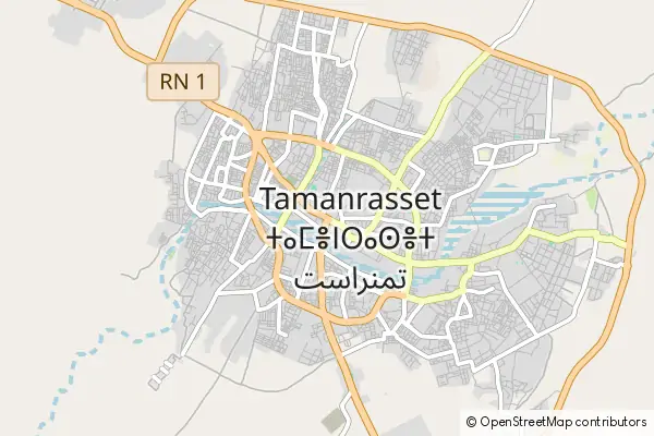 Karte Tamanrasset