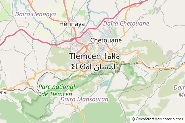 Karte Tlemcen