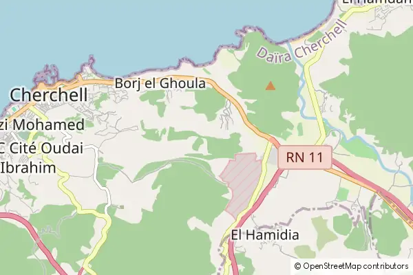 Karte: Cherchell • © OpenStreetMap contributors Karte Cherchell