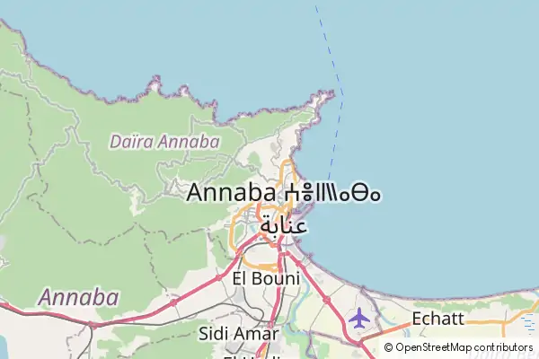 Karte Annaba