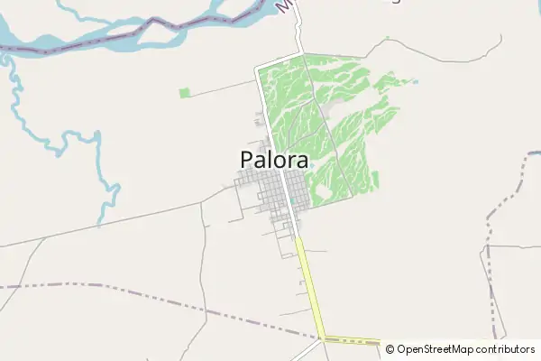 Karte Palora