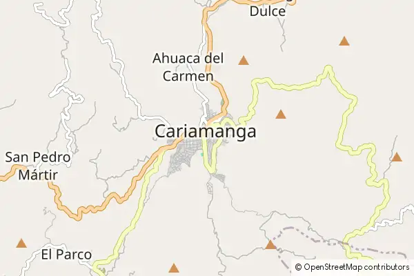 Karte Cariamanga