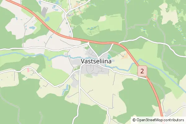 Karte Vastseliina