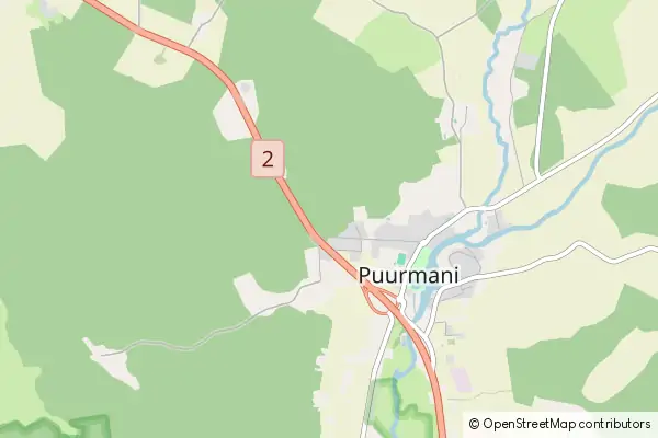 Karte Puurmani