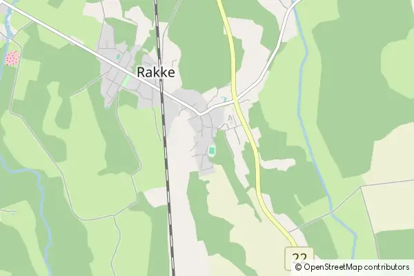 Karte Rakke