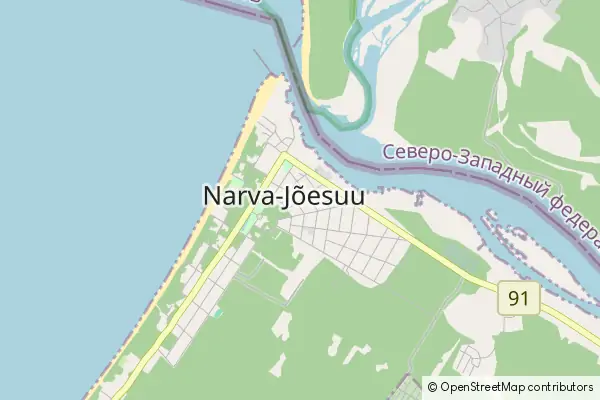 Karte Narva-Jõesuu