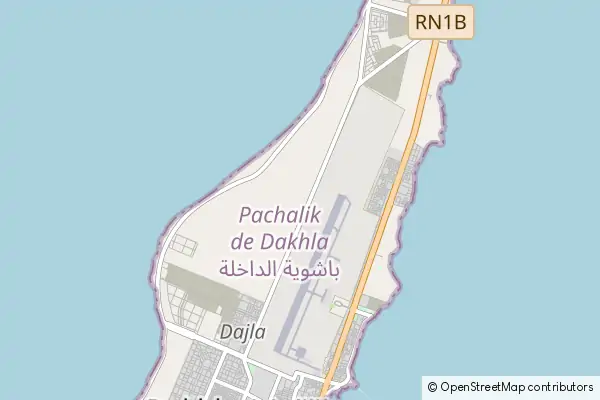 Karte Ad Dakhla