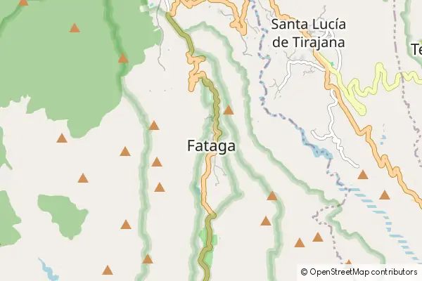 Karte Fataga