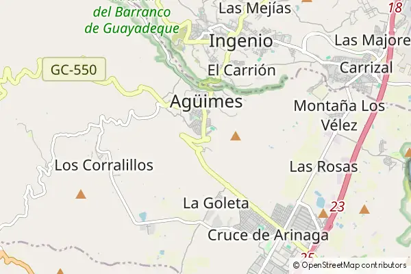 Karte: Agüimes • © OpenStreetMap contributors Karte Agüimes