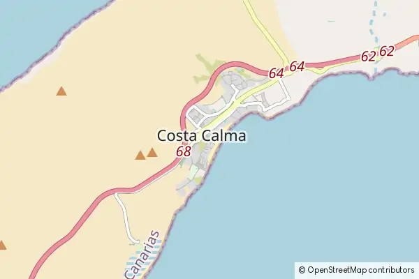 Karte Costa Calma