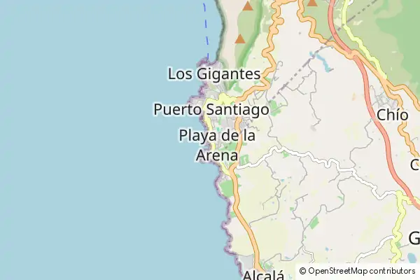 Karte Puerto de Santiago