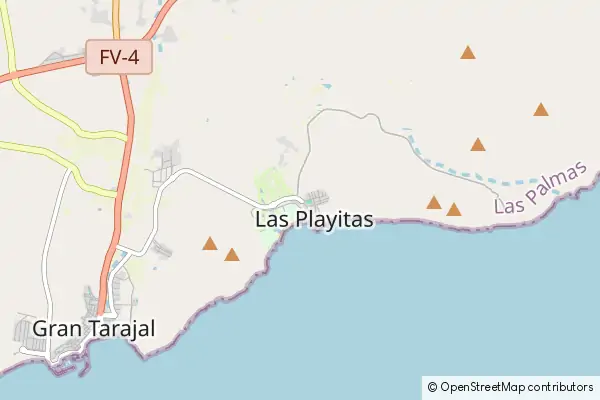 Karte Las Playitas