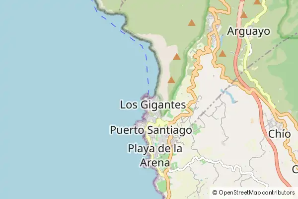 Karte: Los Gigantes • © OpenStreetMap contributors Karte Los Gigantes
