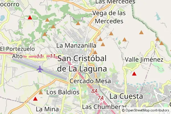 Karte San Cristobal de La Laguna