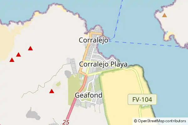 Karte Corralejo