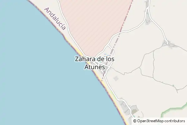 Karte Zahara de los Atunes