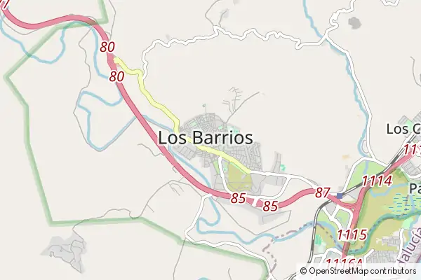 Karte Los Barrios