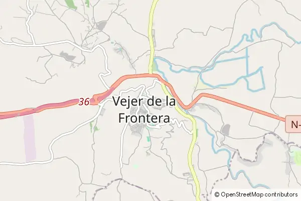 Karte Vejer de la Frontera