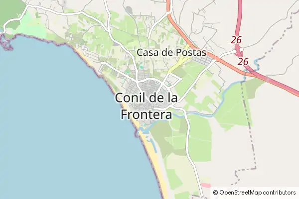 Karte Conil de la Frontera