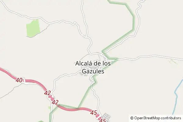 Karte Alcalá de los Gazules