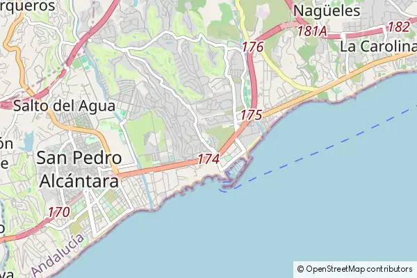 Karte Nueva Andalucia