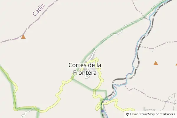 Karte Cortes de la Frontera