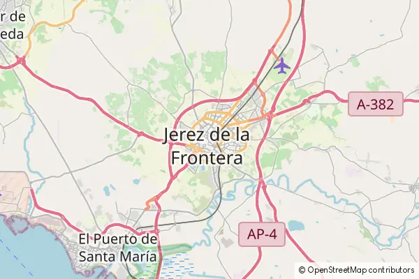 Karte Jerez de la Frontera