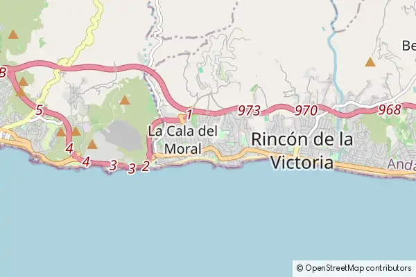 Karte Cala del Moral