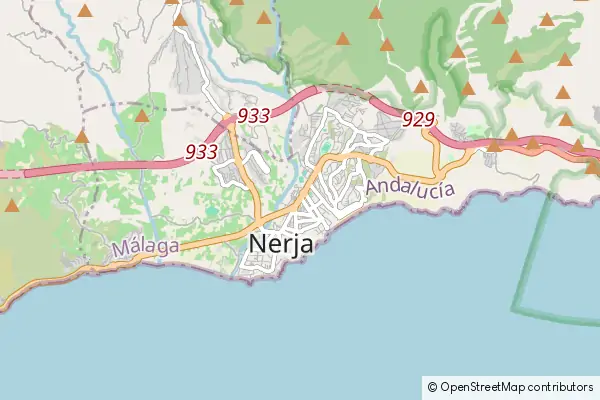 Karte Nerja