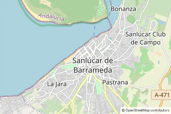 Karte Sanlúcar de Barrameda