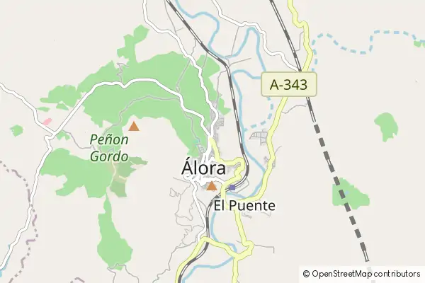 Karte: Álora • © OpenStreetMap contributors Karte Álora